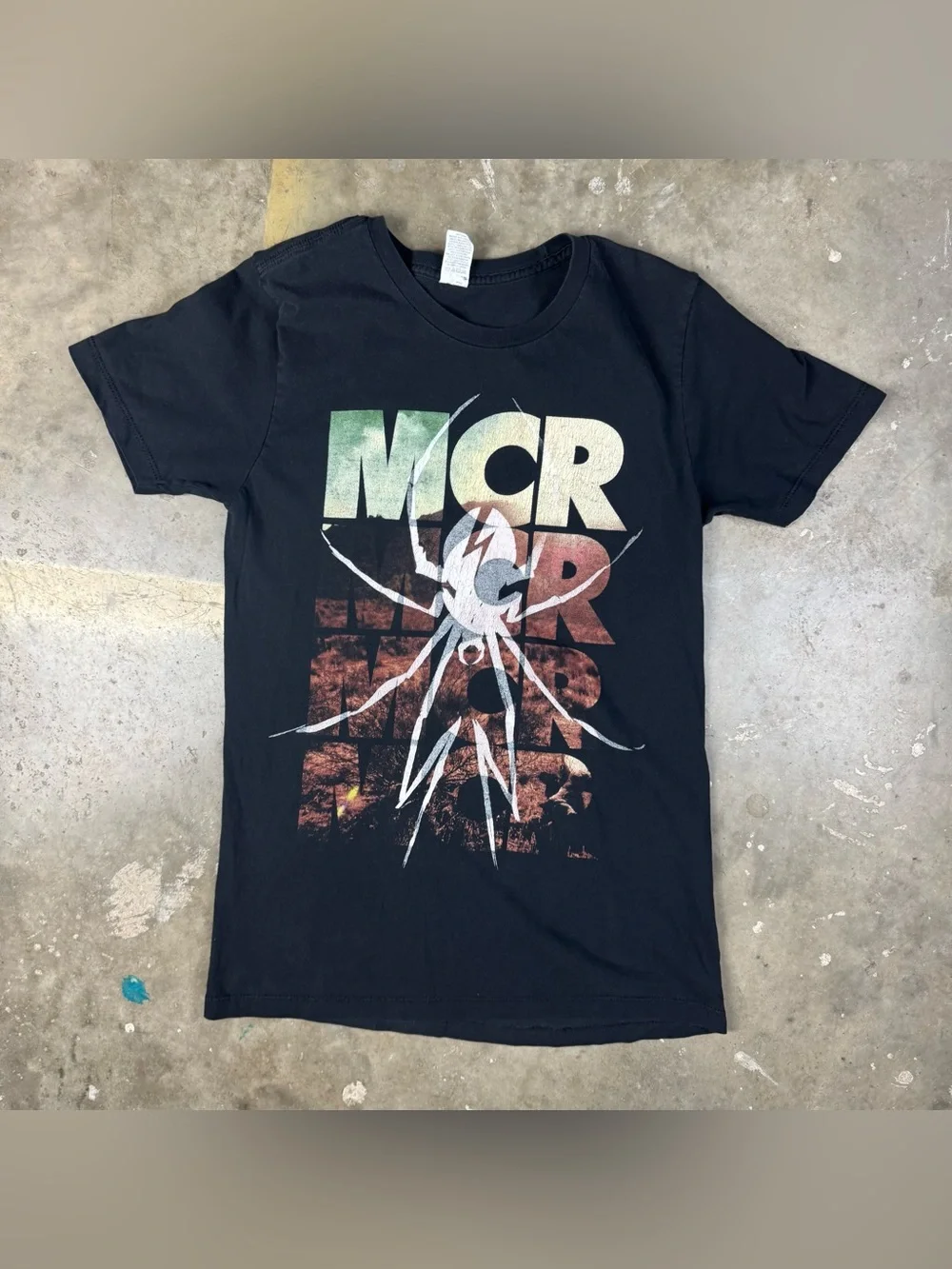 My Chemical Romance MCR Spider T-Shirt Size Small Pacific Tee Emo Scene Punk Alt